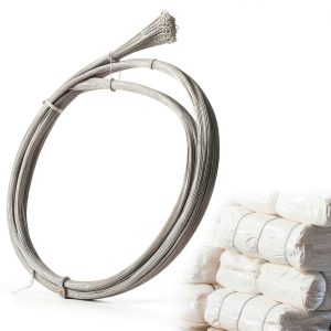 Baling Wire USN17 by Lukar 100pcs Galvanized Steel 2mm Diameter-0