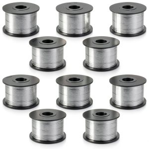 Hariendny Tie Wire Coil 10 Roll Galvanized Iron Flexible Durable-0