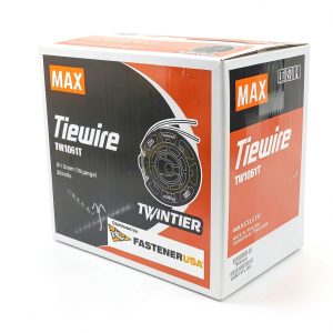 MAX Tie Wire 30 Roll TW1061T 19‑Gauge Black Steel FastenerUSA-0